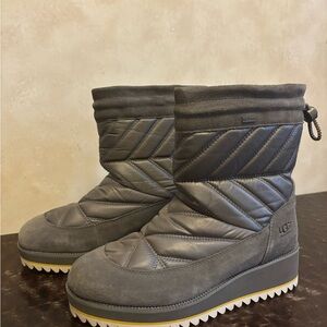 UGG Women's Charcoal Quilted Winter Boots